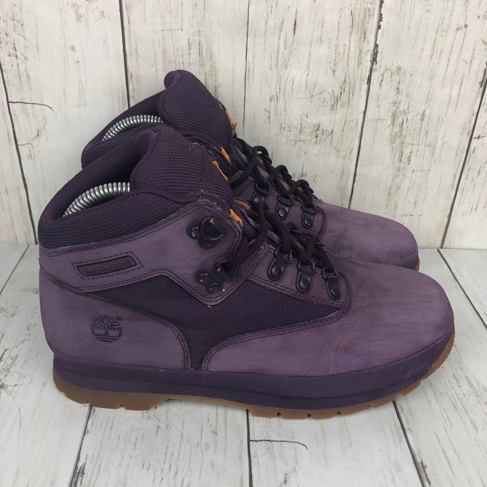 Timberland Waterproof Purple Hiking Boots